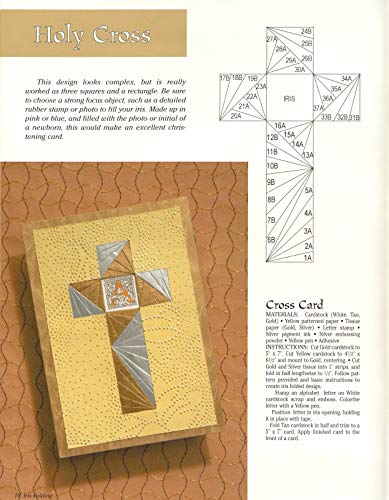 Iris Folding: Spiral Folding for Paper Arts (Design Originals) Easy Instructions and Designs for Spiral Origami Cards, Scrapbooks, Altered Books, and More, with 16 Beautiful Folding Papers Included