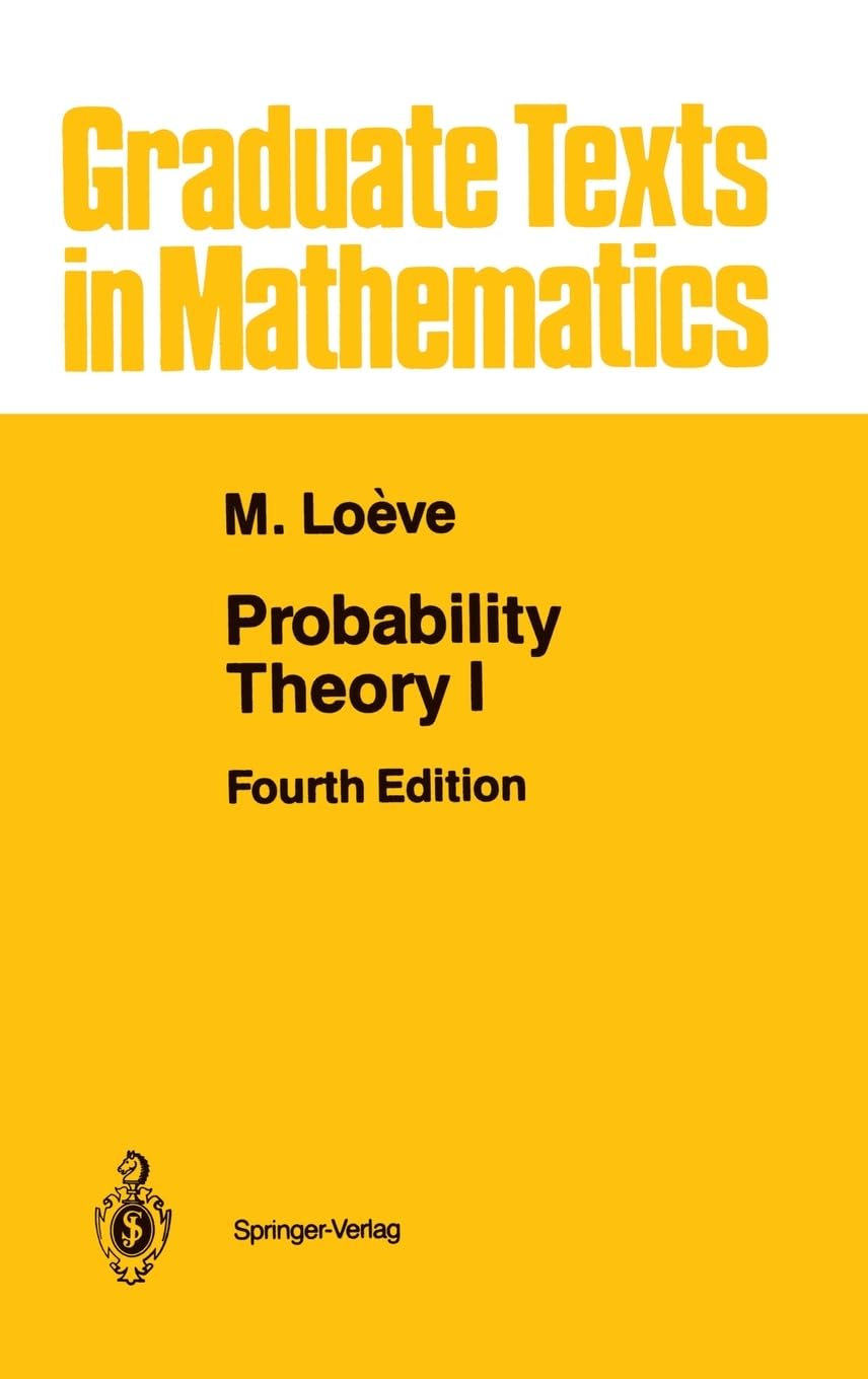 Probability Theory I, 4th Edition