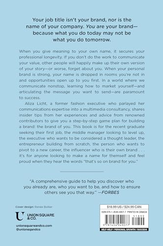 On Brand: Shape Your Narrative. Share Your Vision. Shift Their Perception.