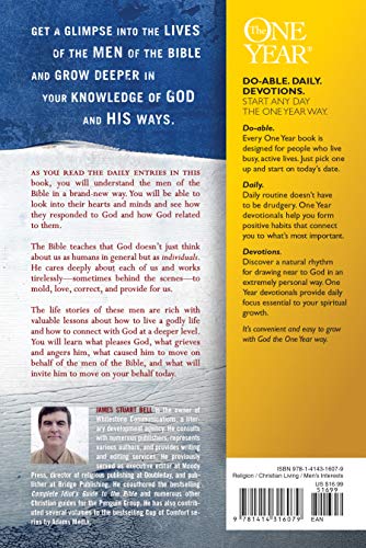 The One Year Men of the Bible: 365 Meditations on the Character of Men and Their Connection to the Living God (One Year Books)