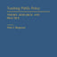Teaching Public Policy: Theory, Research, and Practice (Contributions in Political Science)