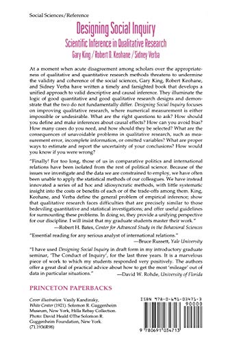 Designing Social Inquiry: Scientific Inference in Qualitative Research