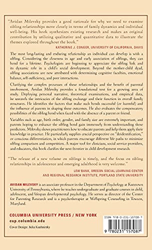 Sibling Relationships in Childhood and Adolescence: Predictors and Outcomes