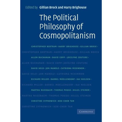 The Political Philosophy of Cosmopolitanism