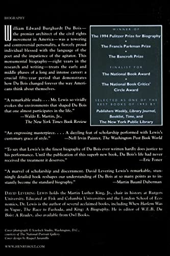 W. E. B. Du Bois, 1868-1919: Biography of a Race