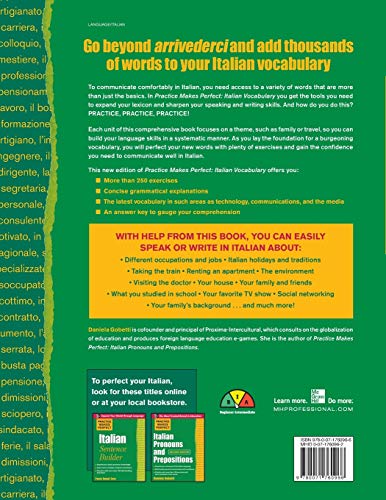 Practice Makes Perfect Italian Vocabulary (Practice Makes Perfect Series)