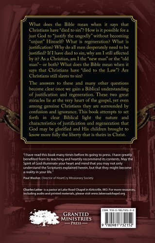 Justification and Regeneration (Expanded Edition)
