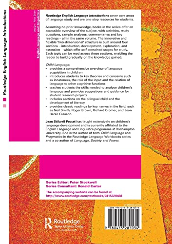 Child Language (Routledge English Language Introductions)