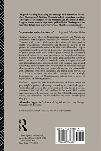 Shakespeare's Political Drama: The History Plays and the Roman Plays