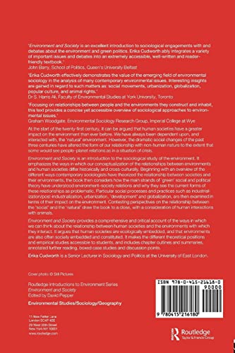 Environment and Society (Routledge Introductions to Environment: Environment and Society Texts)