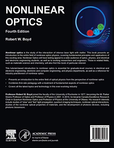 Nonlinear Optics by Boyd, Robert W.