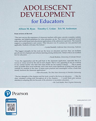 Adolescent Development for Educators