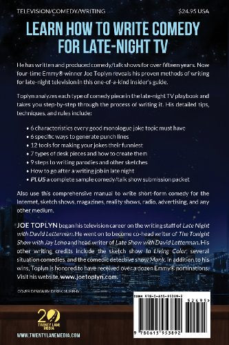 Comedy Writing for Late-Night TV: How to Write Monologue Jokes, Desk Pieces, Sketches, Parodies, Audience Pieces, Remotes, and Other Short-Form Comedy