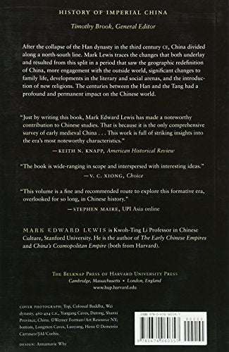 China between Empires: The Northern and Southern Dynasties (History of Imperial China) — back cover