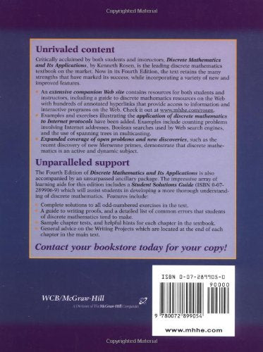 Discrete Mathematics and Its Applications