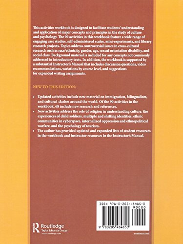 Cross-Cultural Explorations: Activities in Culture and Psychology