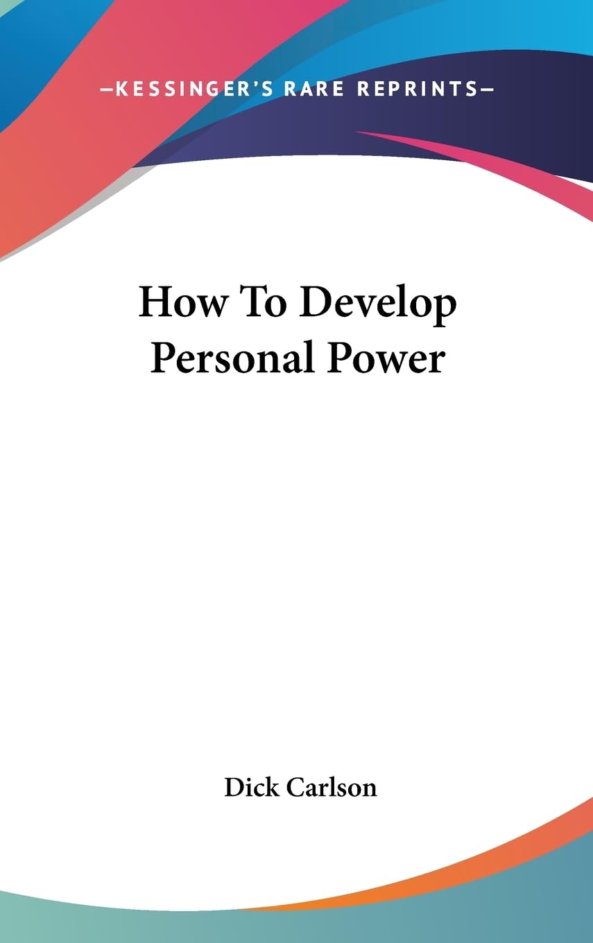 How To Develop Personal Power