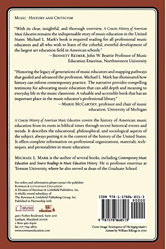A Concise History of American Music Education