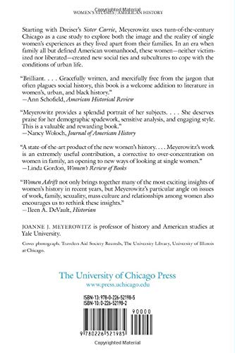 Women Adrift: Independent Wage Earners in Chicago, 1880-1930 (Women in Culture and Society)