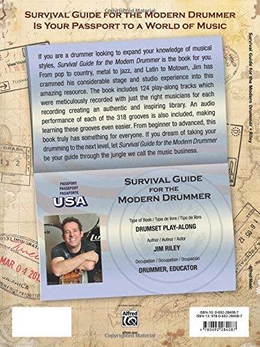 Survival Guide for the Modern Drummer: A Crash Course in All Musical Styles for Drumset, Book & Online Audio/Software