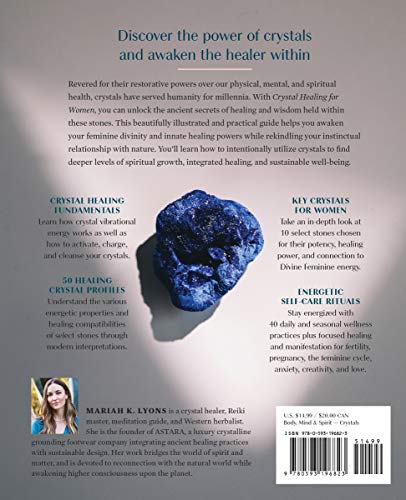 Crystal Healing for Women: A Modern Guide to the Power of Crystals for Renewed Energy, Strength, and Wellness