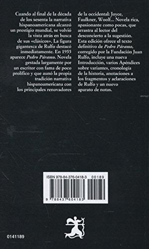 Pedro Paramo (Letras Hispanicas) (Spanish Edition)