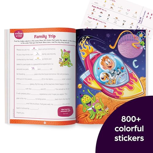 Jumbo Book of Sticker Puzzles: Ultimate Sticker Puzzle Fun with Over 800 Stickers & 100 Activities, Including Mazes, Hidden Pictures Scenes & Logic Puzzles (Highlights Jumbo Books & Pads)