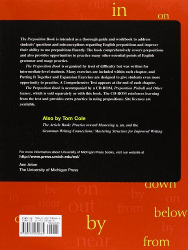 The Preposition Book: Practice toward Mastering English Prepositions