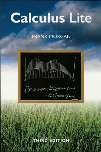 Calculus Lite, Third Edition