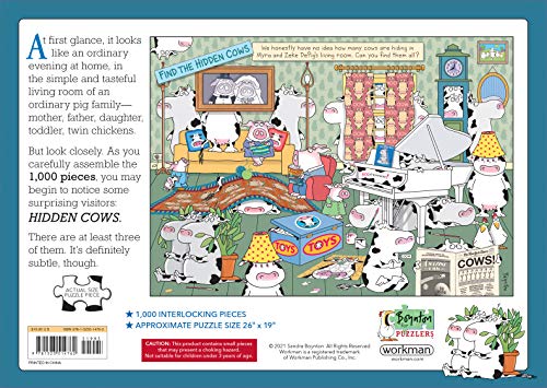 Sandra Boynton: Hidden Cows 1,000-Piece Puzzle (Workman Puzzles)