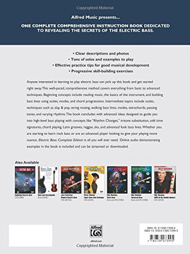 Complete Electric Bass Method Complete Edition: Book & Online Audio (Complete Method)