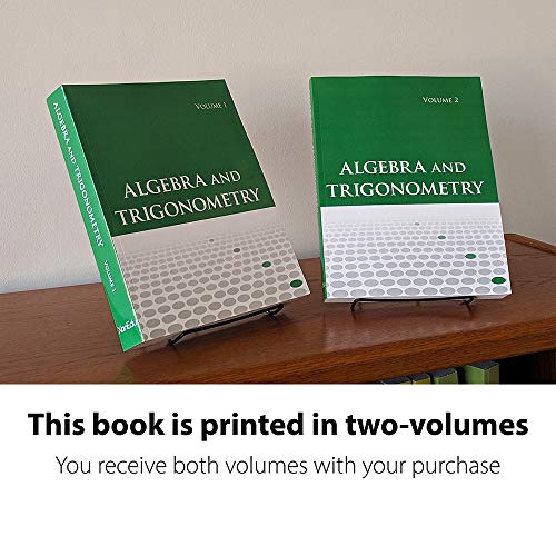 Algebra and Trigonometry by OpenStax (paperback version, B&W)