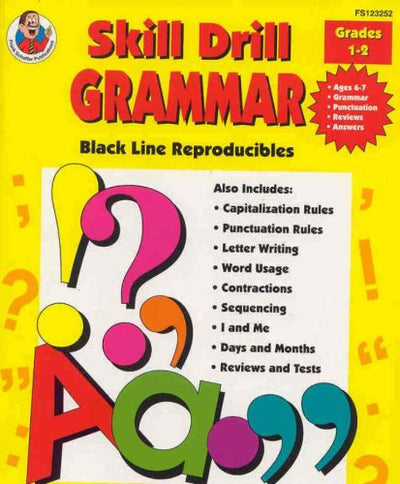 Skill Drill Grammar, Grades 1 to 2 (Black Line Reproducibles)