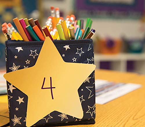 Carson Dellosa Galaxy 36 Stars Cutouts, Marble & Gold Star Cutouts for Bulletin Board and Classroom Décor, Galaxy Décor Classroom Cut-Outs, Space Décor Cutouts for Classroom Bulletin Board Decorations