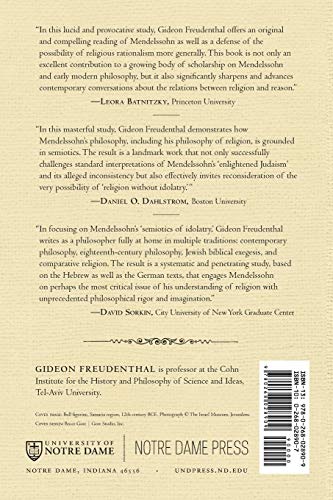 No Religion without Idolatry: Mendelssohn's Jewish Enlightenment