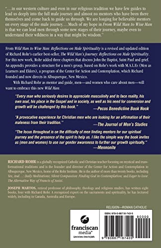 From Wild Man to Wise Man: Reflections on Male Spirituality — back cover