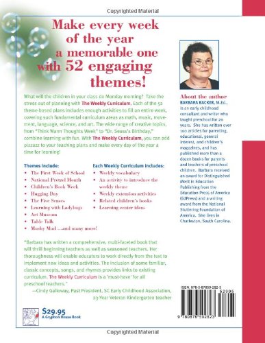 The Weekly Curriculum Book: 52 Complete Preschool Themes