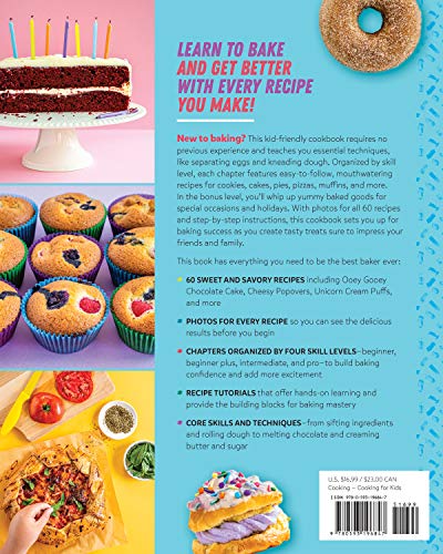Bake Up! Kids Cookbook: Go from Beginner to Pro with Recipes and Essential Techniques