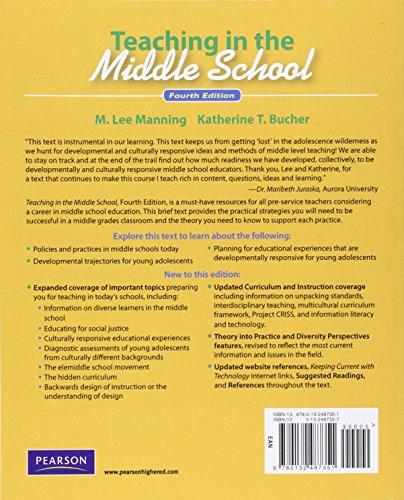 Teaching In the Middle School