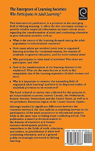 Emergence of Learning Societies: Who Participates in Adult Learning?