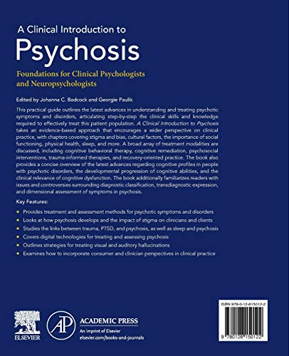 A Clinical Introduction to Psychosis: Foundations for Clinical Psychologists and Neuropsychologists