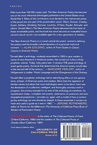 The New American Poetry, 1945-1960