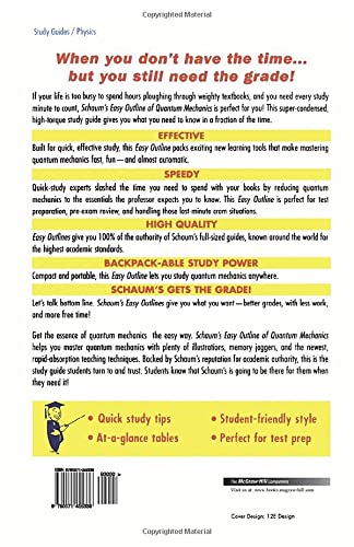 Schaum's Easy Outline of Quantum Mechanics