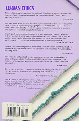 Lesbian Ethics: Toward New Values