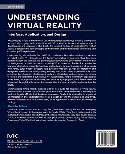 Understanding Virtual Reality: Interface, Application, and Design (The Morgan Kaufmann Series in Computer Graphics)
