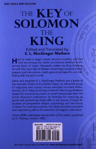 The Key of Solomon the King (Dover Occult)