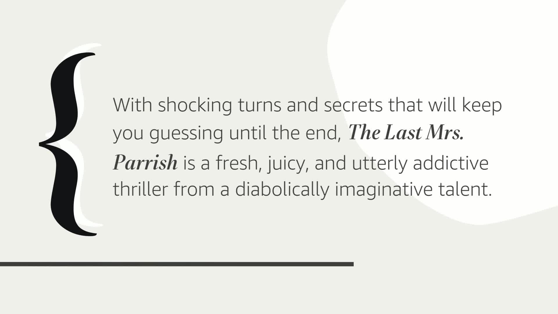 The Last Mrs. Parrish: A Novel