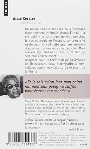 Une Tempete (French Edition) — back cover