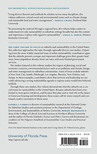 Case Studies in Suburban Sustainability