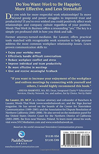 Words That Work In Business: A Practical Guide to Effective Communication in the Workplace (Nonviolent Communication Guides)